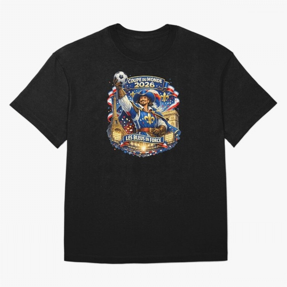 France World Cup 2026 Supporter Oversized T-Shirt Carry the Colors and Pride of FIFA World Cup 2026 USA Canada Mexico Spirit, Featuring Argentina and Brazil, Mbappe and Neymar, Classic Soccer Heritage, Championship Pressure, Fan Loyalty and