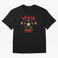 Spain 2026 ¡ª Vintage Soccer Tee Oversized T-Shirt Support FIFA World Cup 2026 Group Stage Spirit, Built around Argentina and Brazil, Cristiano Ronaldo, Football Passion, Legendary Performances, Festival Vibes and Supporter Community; Perfect for