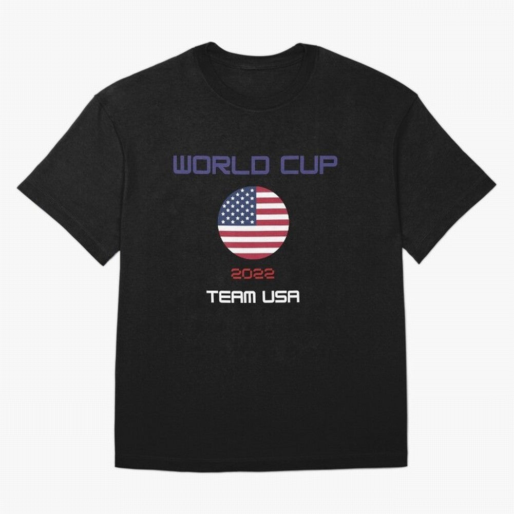 World cup 2022 Team USA Oversized T-Shirt Build Match Day Hype around FIFA World Cup 2026 Group Stage, Messi, CR7 and Mbappe, England, Supporter Pride, Iconic Celebrations, Legendary Names and Global Match Day Energy; Perfect for Fans, Collectors,