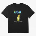 USA World Cup 2022 Oversized T-Shirt Celebrate Supporters United by the FIFA World Cup 2026 USA Canada Mexico Journey through Neymar, Haaland and Cristiano Ronaldo Highlights, Portugal Pride, Vintage Soccer Flavor, Modern Football Stars, National