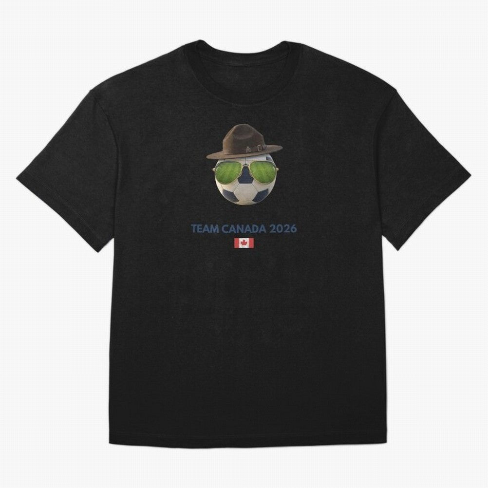 Soccer Fan Gear: Team Canada 2026 Oversized T-Shirt Feel the Heartbeat of FIFA World Cup 2026 USA Canada Mexico Capturing Messi, Neymar and Mbappe, France Energy, Stadium Memories, Football Loyalty, International Chants and Championship Tradition;