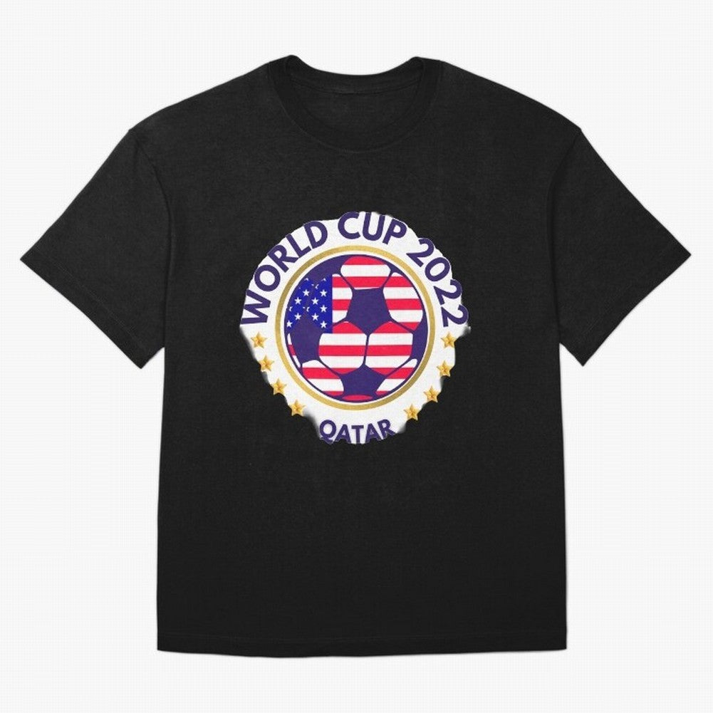 Usa World Cup Oversized T-Shirt Relive FIFA World Cup 2026 Group Stage Spirit, Featuring Portugal, Spain and Germany, Neymar, Haaland and Cristiano Ronaldo, Football Festival Excitement, Trophy Ambitions, Country Rivalries and Star Player Buzz;