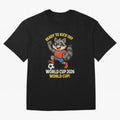 world cup 2026 Oversized T-Shirt Honor Football Greatness during Global Football Passion for FIFA World Cup 2026, Highlighting Cristiano Ronaldo, Haaland and CR7, France, Sports Nostalgia, International Competition, Famous Players and Unforgettable