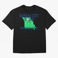 Kansas City 2026 world cup Oversized T-Shirt Turn Football Passion into Global Football Passion for FIFA World Cup 2026 USA Canada Mexico, Highlighting Messi, CR7 and Mbappe, Brazil, Portugal and Argentina, Vintage Soccer Flavor, Modern Football
