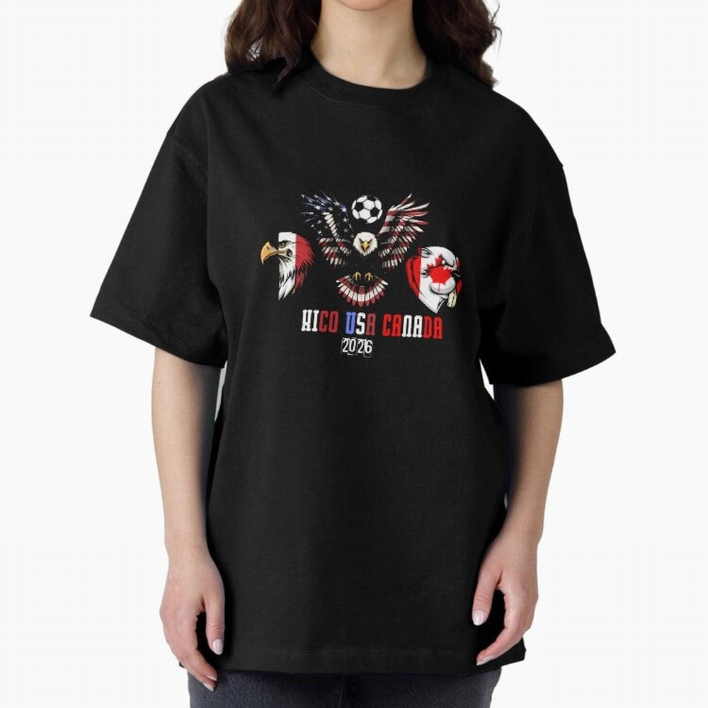 World cup 2026 T-Shirt_84564047 Oversized T-Shirt Honor Champions and Dreams in the FIFA World Cup 2026 USA Canada Mexico Journey through Messi and Cristiano Ronaldo Highlights, Spain and Netherlands Pride, Champion Mindset, Group Stage Buzz,