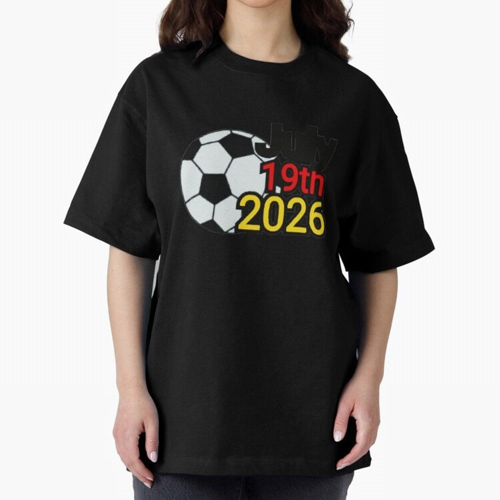 USA 2026- Germany Oversized T-Shirt Bring Match Day Fire to the FIFA World Cup 2026 Group Stage Journey through CR7 Highlights, Argentina Pride, Vintage Soccer Flavor, Modern Football Stars, National Flags and Final Night Emotion; Made for