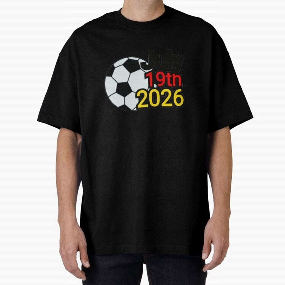 USA 2026- Germany Oversized T-Shirt Bring Match Day Fire to the FIFA World Cup 2026 Group Stage Journey through CR7 Highlights, Argentina Pride, Vintage Soccer Flavor, Modern Football Stars, National Flags and Final Night Emotion; Made for