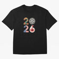 2026 Football Countries Design ¨C USA, Canada & Mexico Inspired Art Oversized T-Shirt Make Memories around the FIFA World Cup 2026 Group Stage Journey through Messi, Neymar and Mbappe Highlights, Brazil Pride, Fan Favorite Moments, National Team