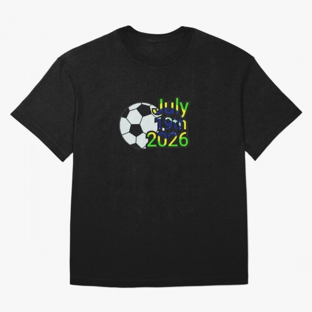 USA 2026- Brazil Oversized T-Shirt Feel FIFA World Cup 2026 Group Stage Highlighting Haaland, Spain and Netherlands Energy, Game Day Rituals, Football Legends, Country Pride and the Road to the Final; Great for Watch Parties, Sports Bars, Family