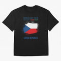 Czech Republic WORLD CUP 2026 Oversized T-Shirt Stand Out with Spirit from FIFA World Cup 2026 USA Canada Mexico Spirit, with Argentina and Brazil, Haaland, Global Supporter Spirit, Legendary Goals, National Colors and Tournament Celebration;