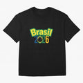 Brasil 2026 Football Mission - Road to Next World Cup T-Shirt Oversized T-Shirt Celebrate the Magic of the FIFA World Cup 2026 Group Stage Journey through Messi, CR7 and Mbappe Highlights, Brazil, Portugal and Argentina Pride, Football History,