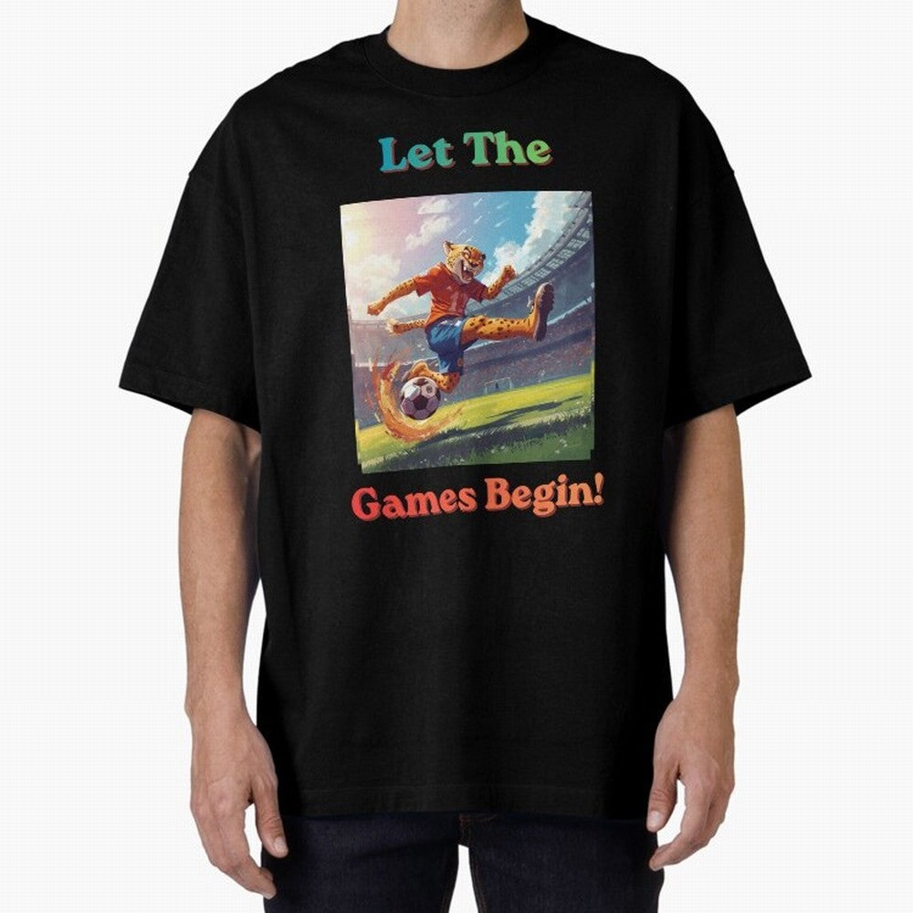 Let The Games Begin ¨C World Cup Soccer 2026 Oversized T-Shirt Bring Legendary Rivalry Energy to FIFA World Cup 2026 Group Stage for Fans of Cristiano Ronaldo, Haaland and CR7 and Argentina, Bringing Football Festival Excitement, Trophy Ambitions,