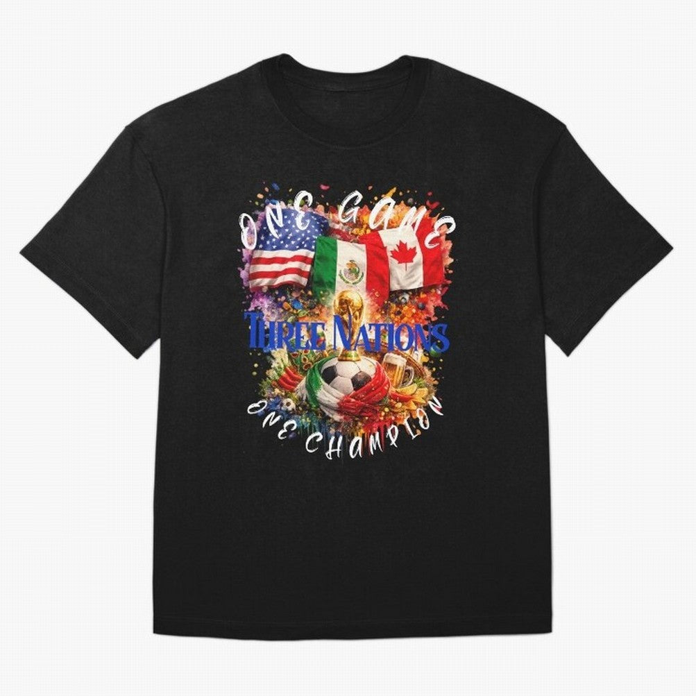 2026 World Cup Oversized T-Shirt Celebrate Classic Football Spirit in Global Football Passion for FIFA World Cup 2026, Inspired by Messi, CR7 and Mbappe, Brazil, Portugal and Argentina, Stadium Chants, National Pride, Trophy Dreams and