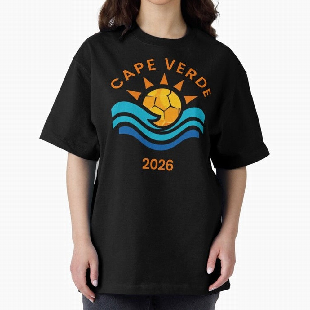 Cape Verde 2026 Oversized T-Shirt Get Ready for the FIFA World Cup 2026 USA Canada Mexico Journey through Cristiano Ronaldo, Haaland and CR7 Highlights, Spain Pride, Classic Soccer Heritage, Championship Pressure, Fan Loyalty and International