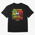 Brazil Vs Morocco June 13 2026 World Cup Soccer We Are Morocco Oversized T-Shirt Create FIFA World Cup 2026 USA Canada Mexico for Fans of Cristiano Ronaldo and England, Bringing Stadium Memories, Football Loyalty, International Chants and