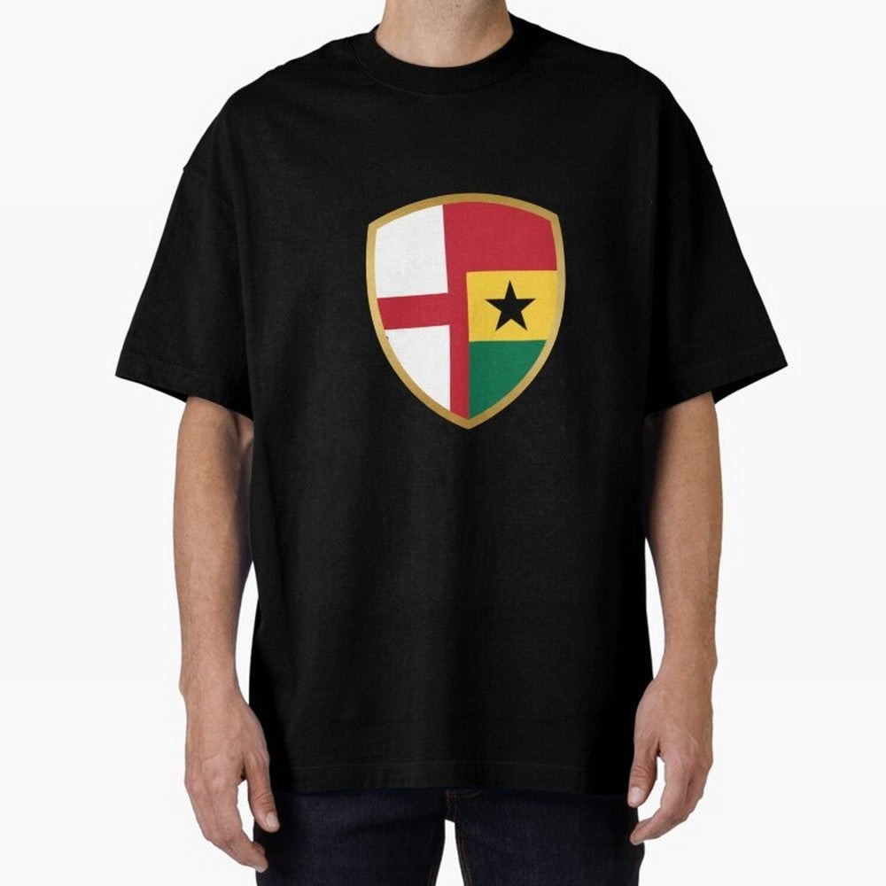 FIFA World Cup - England v Ghana Oversized T-Shirt Mark the FIFA World Cup 2026 USA Canada Mexico Journey through Messi Highlights, France Pride, Championship Spirit, Famous Goals, Roaring Crowds and International Football Unity; Perfect for