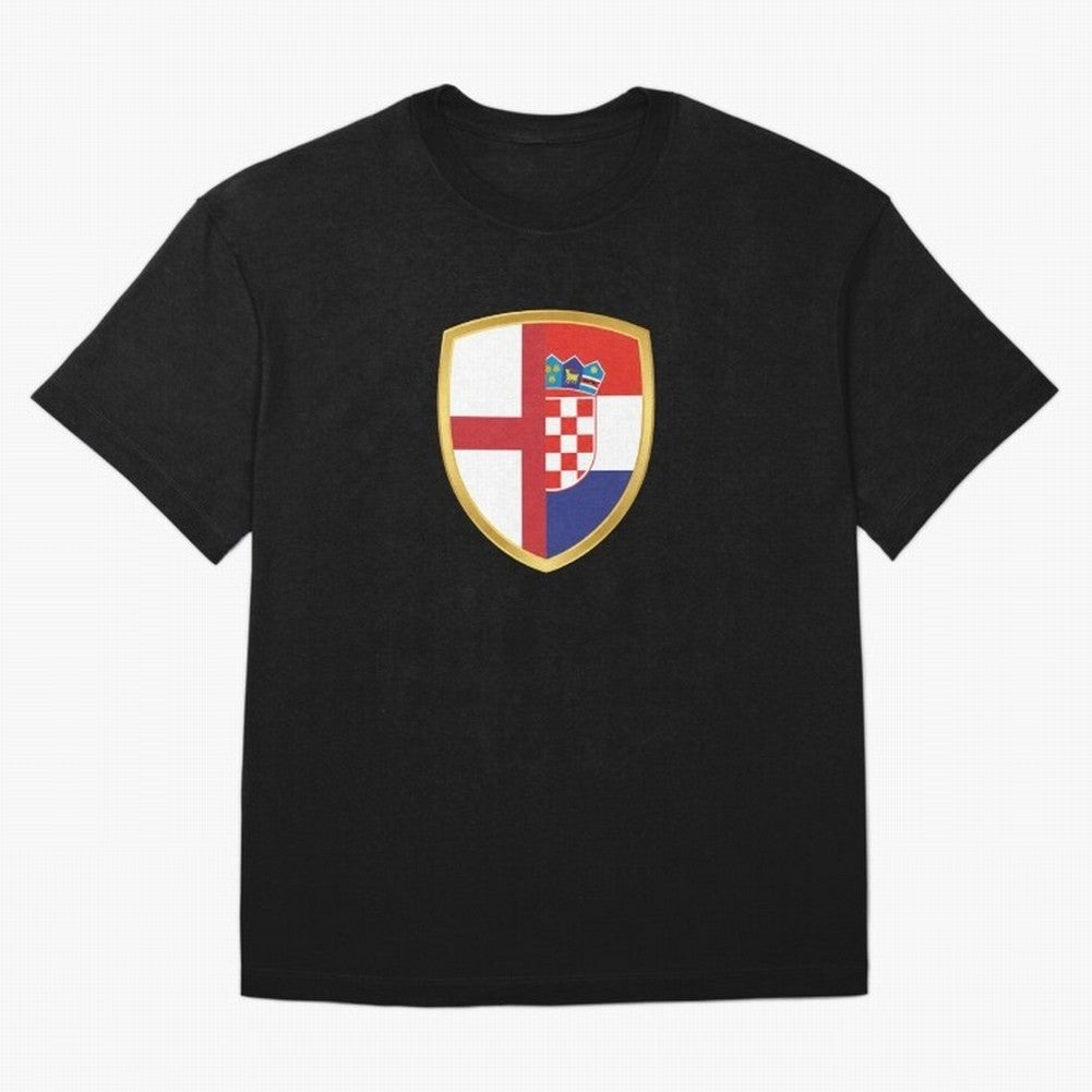 FIFA World Cup - England v Croatia Oversized T-Shirt Show Your Love for FIFA World Cup 2026 USA Canada Mexico for Fans of Cristiano Ronaldo, Haaland and CR7 and Portugal, Bringing Worldwide Fan Energy, Dramatic Goals, Stadium Lights and
