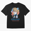England - World Cup 2026 Oversized T-Shirt Keep Football History Alive during Match Day Hype around FIFA World Cup 2026, Messi, CR7 and Mbappe, France and Portugal, Match Day Excitement, Supporter Culture, Golden Goals and Global Football Passion;