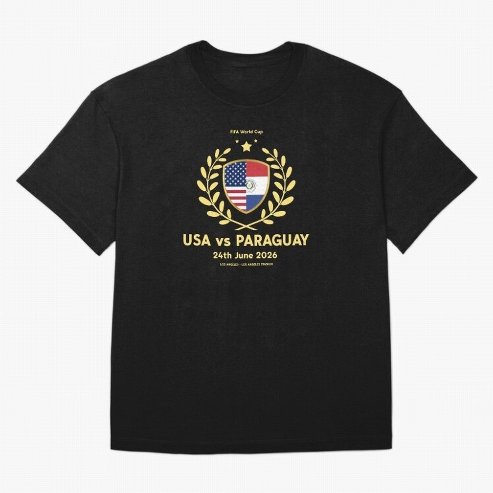 Copy of FIFA World Cup - USA v Paraguay Oversized T-Shirt Remember Iconic Moments from FIFA World Cup 2026 USA Canada Mexico Spirit, Inspired by England, France and Netherlands, Mbappe and Neymar, Stadium Memories, Football Loyalty, International