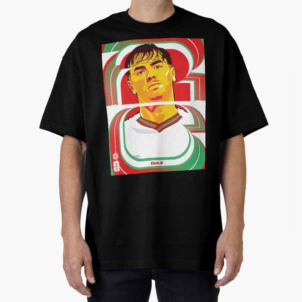 World Cup 2026 Soccer Celebration: United Football Fan Art Oversized T-Shirt Bring International Match Energy to FIFA World Cup 2026 Group Stage Inspired by Messi, Brazil Energy, Championship Spirit, Famous Goals, Roaring Crowds and International
