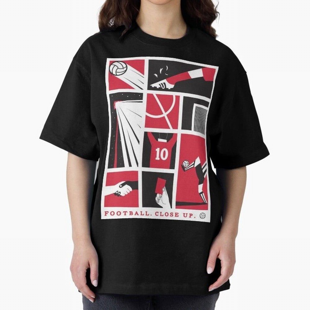 World Cup 2026 Soccer Celebration: United Football Fan Art Oversized T-Shirt Celebrate Golden Goal Energy in FIFA World Cup 2026 USA Canada Mexico for Fans of Haaland and Mbappe and Brazil, Portugal and Argentina, Bringing Sports Nostalgia,