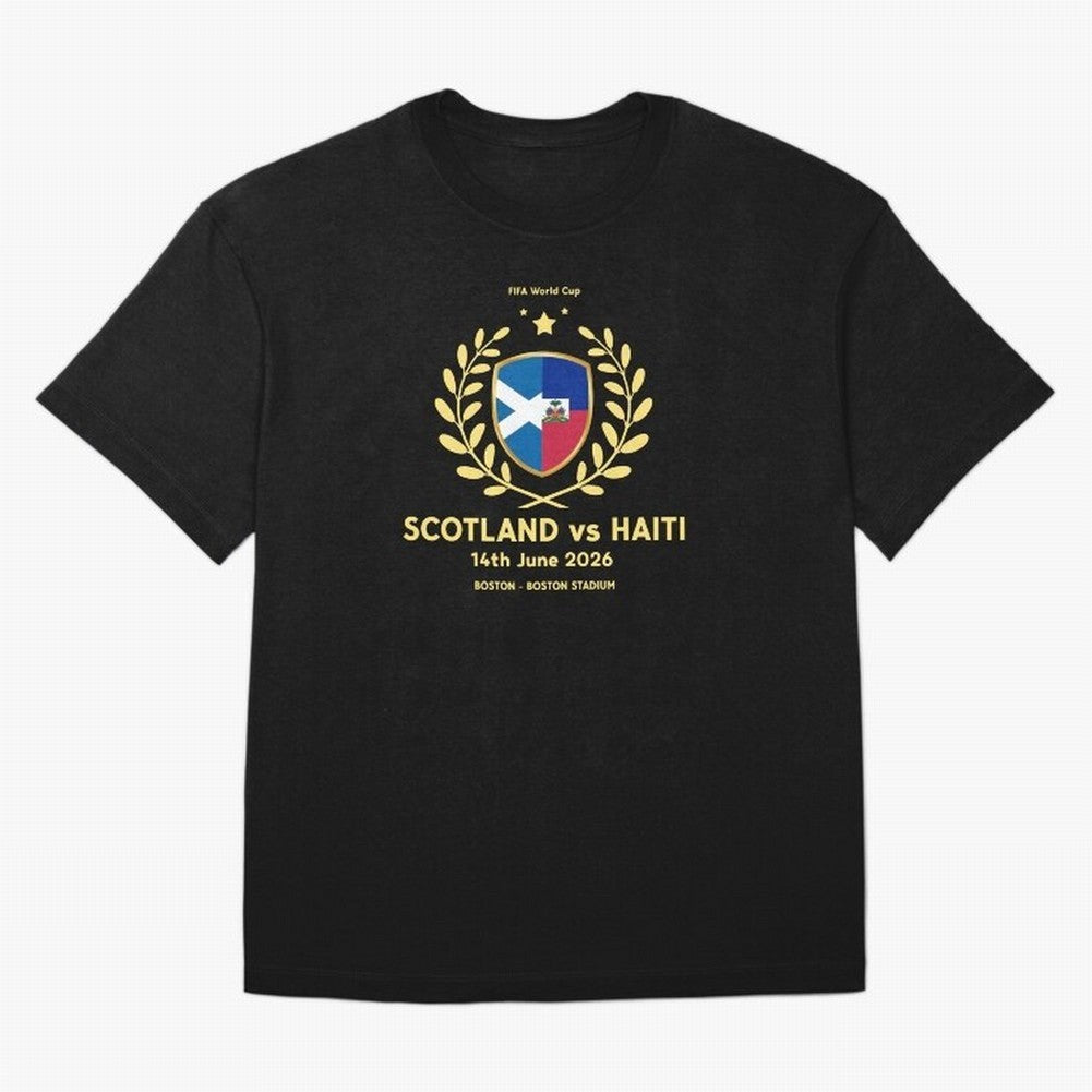 FIFA World Cup - Scotland v Haiti Oversized T-Shirt Celebrate Fan Culture around Match Day Hype around FIFA World Cup 2026 USA Canada Mexico, Messi and Cristiano Ronaldo, England, Global Supporter Spirit, Legendary Goals, National Colors and