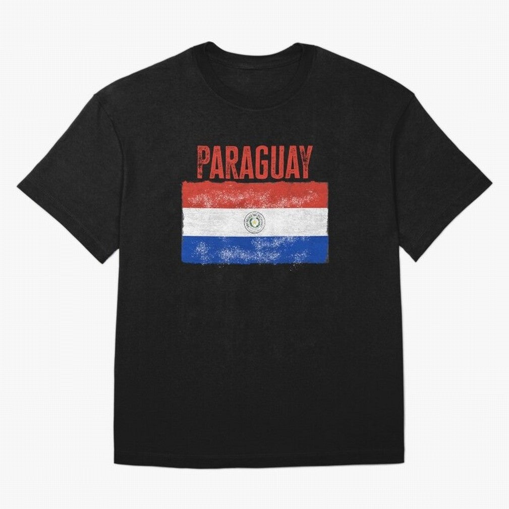 Paraguay Oversized T-Shirt Keep the Legacy of FIFA World Cup 2026 Built around Messi and Cristiano Ronaldo, Portugal, Spain and Germany Energy, Goal Celebration Energy, Supporter Heritage, Football Icons and Worldwide Tournament Joy; Ideal for