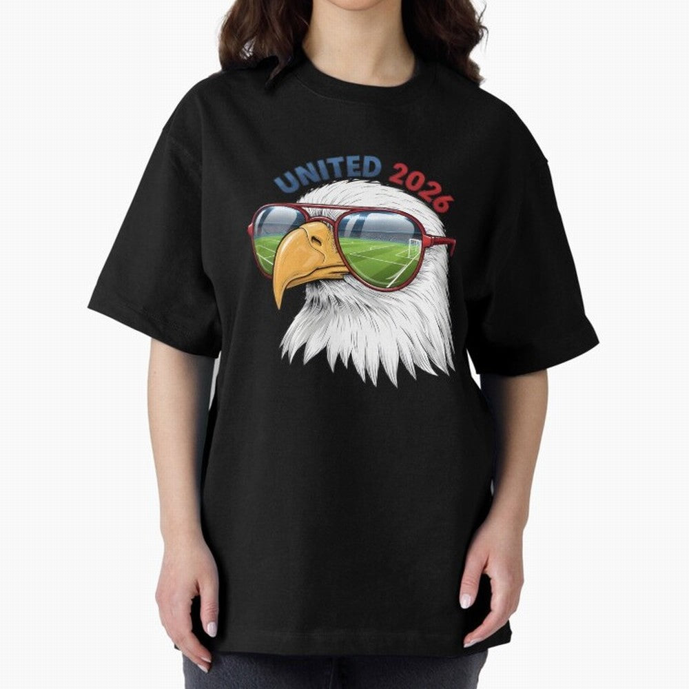 USA - World Cup 2026 Oversized T-Shirt Spotlight FIFA World Cup 2026 Group Stage Connected to Neymar, England and Germany Energy, Goal Celebration Energy, Supporter Heritage, Football Icons and Worldwide Tournament Joy; Great for Supporters Who