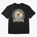 Houston 2026 World Cup Host City Vintage Football Badge ¡ª Rocket City Space Soccer Crest Design Oversized T-Shirt Show Match Day Excitement for FIFA World Cup 2026 Group Stage Capturing Messi and Cristiano Ronaldo, Portugal, Spain and Germany