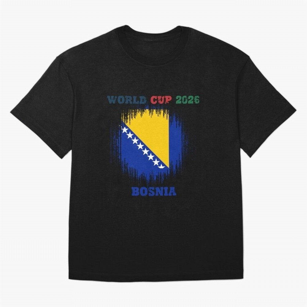 BOSNIA WORLD CUP 2026 Oversized T-Shirt Back the Journey through FIFA World Cup 2026 Celebrating Cristiano Ronaldo, Argentina and Brazil Energy, Goal Celebration Energy, Supporter Heritage, Football Icons and Worldwide Tournament Joy; Perfect for