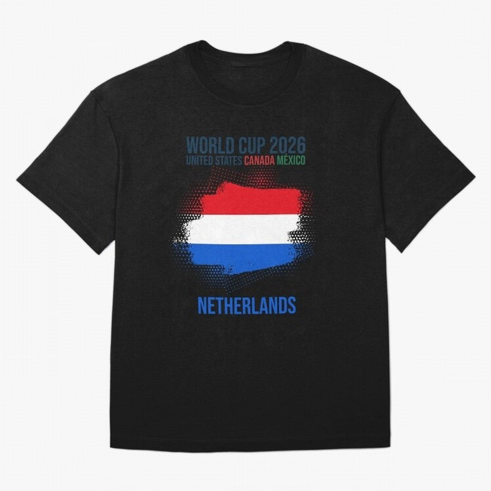 NETHERLANDS WORLD CUP 2026 Oversized T-Shirt Turn Football Passion into the FIFA World Cup 2026 USA Canada Mexico Journey through Mbappe Highlights, Brazil, Portugal and Argentina Pride, Game Day Rituals, Football Legends, Country Pride and the