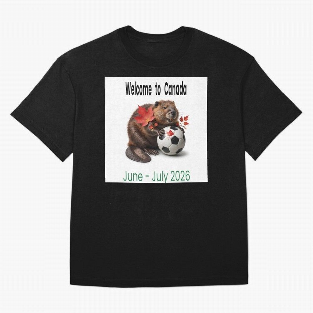 Welcome to Canada June July Soccer 2026 Oversized T-Shirt Bring International Match Energy to the FIFA World Cup 2026 USA Canada Mexico Journey through Messi Highlights, Brazil Pride, Soccer Culture, Superstar Moments, National Team Dreams and