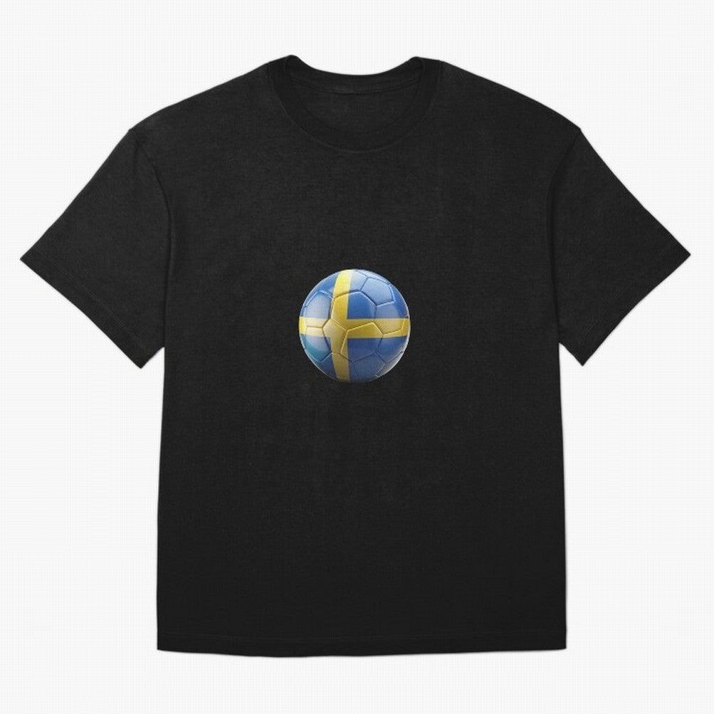 Sweden Football Oversized T-Shirt Celebrate Fan Culture around Match Day Hype around FIFA World Cup 2026 Group Stage, Neymar, Spain, Stadium Memories, Football Loyalty, International Chants and Championship Tradition; Made for Die Hard Supporters,