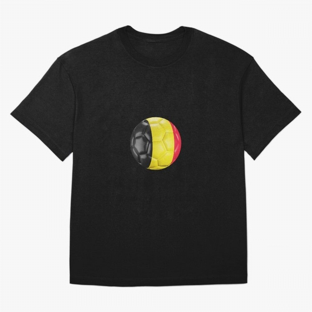 Belgium Football Oversized T-Shirt Bring International Match Energy to FIFA World Cup 2026 Group Stage Filled with Haaland, Argentina Energy, Vintage Soccer Flavor, Modern Football Stars, National Flags and Final Night Emotion; Perfect for Fans,