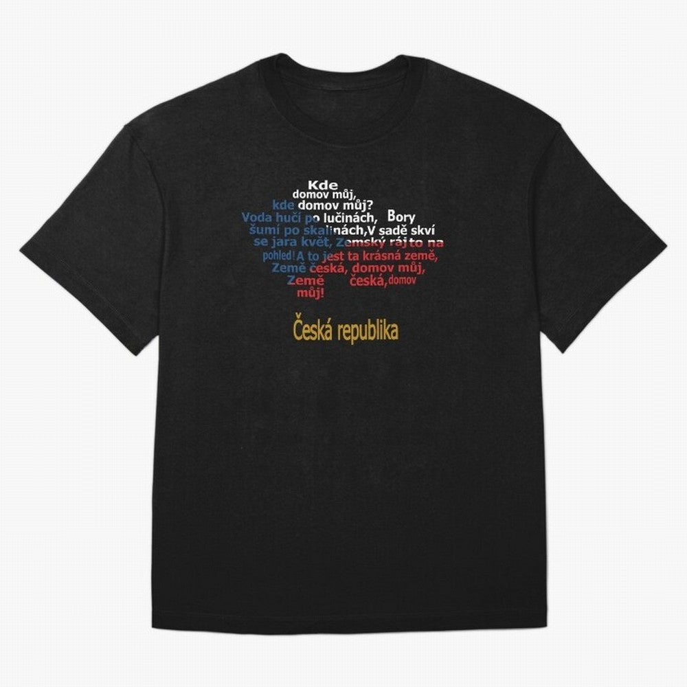 ?esk¨¢ republika (Anthem, map, and flag) Oversized T-Shirt Fuel FIFA World Cup 2026 for Fans of Cristiano Ronaldo and England, France and Netherlands, Bringing Stadium Chants, National Pride, Trophy Dreams and Unforgettable Football Memories; Great