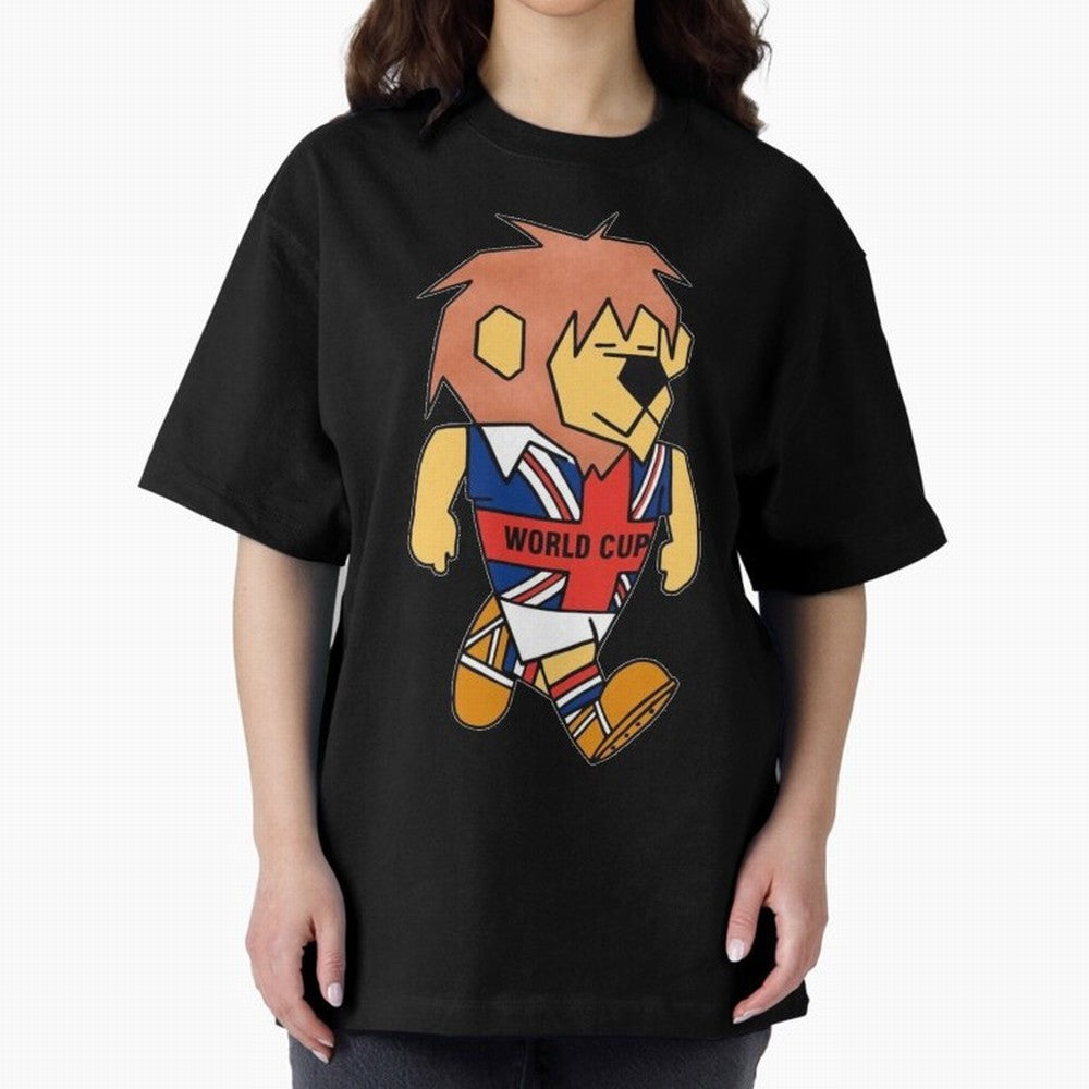 World Cup Willie 1966. Oversized T-Shirt Represent the Passion of FIFA World Cup 2026 USA Canada Mexico for Fans of CR7 and Argentina, Bringing Game Day Rituals, Football Legends, Country Pride and the Road to the Final; Created for Match Day