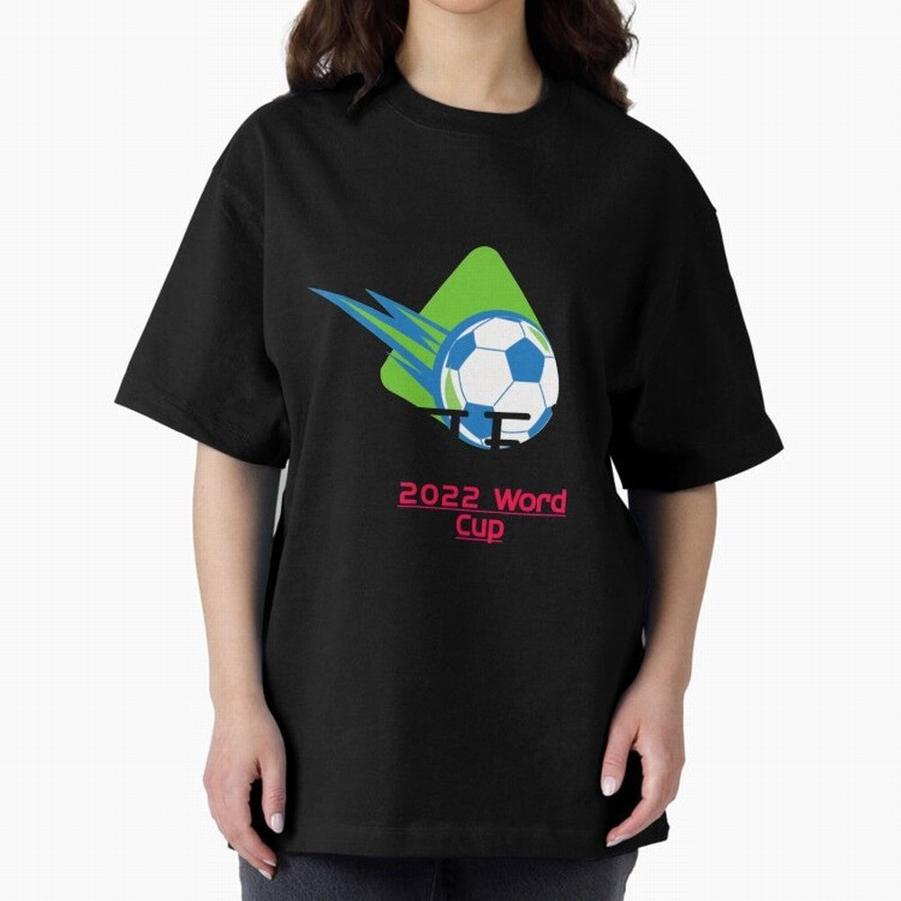 FIFA 2022 FOOTBALL WORLD CUP Upcoming World Cup design Oversized T-Shirt Remember Global Football Passion for FIFA World Cup 2026, Built around Cristiano Ronaldo, Haaland and CR7, England and Germany, Match Day Excitement, Supporter Culture, Golden