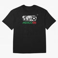 Mexico 86 Logo Tribute ¨C Retro Soccer World Cup Inspired Graphic | Vintage Mexican Football Art | Ruben Santiago Creative Oversized T-Shirt Carry the Dream of Match Day Hype around FIFA World Cup 2026 USA Canada Mexico, CR7 and Messi, Argentina,